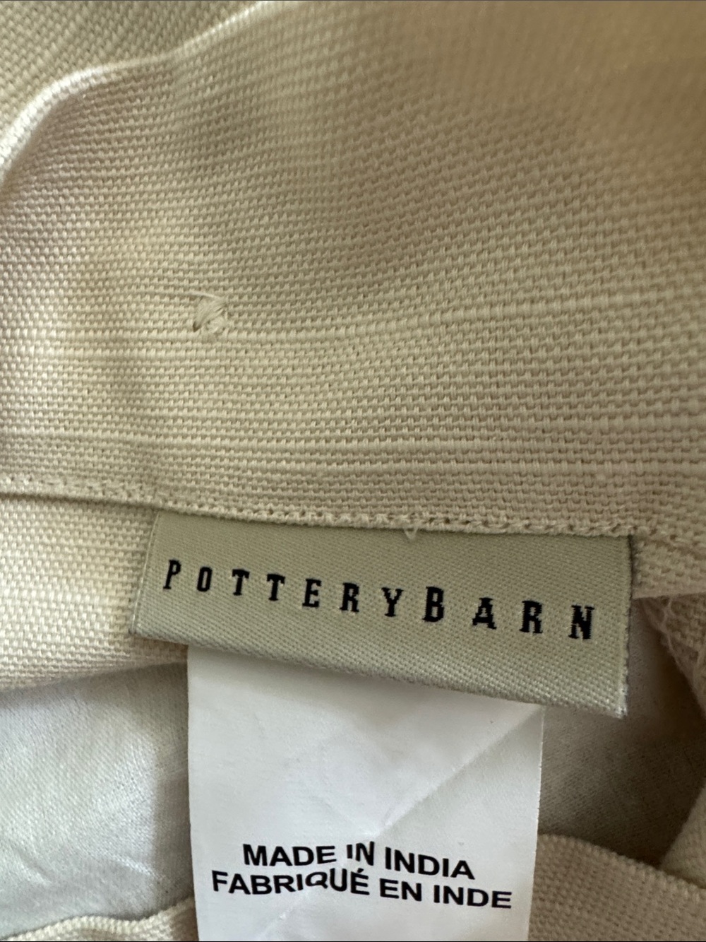 PotteryBarn Embroidered Pumpkin Decorative Pillow Cover in Cream gray and Gold - Picture 3 of 3